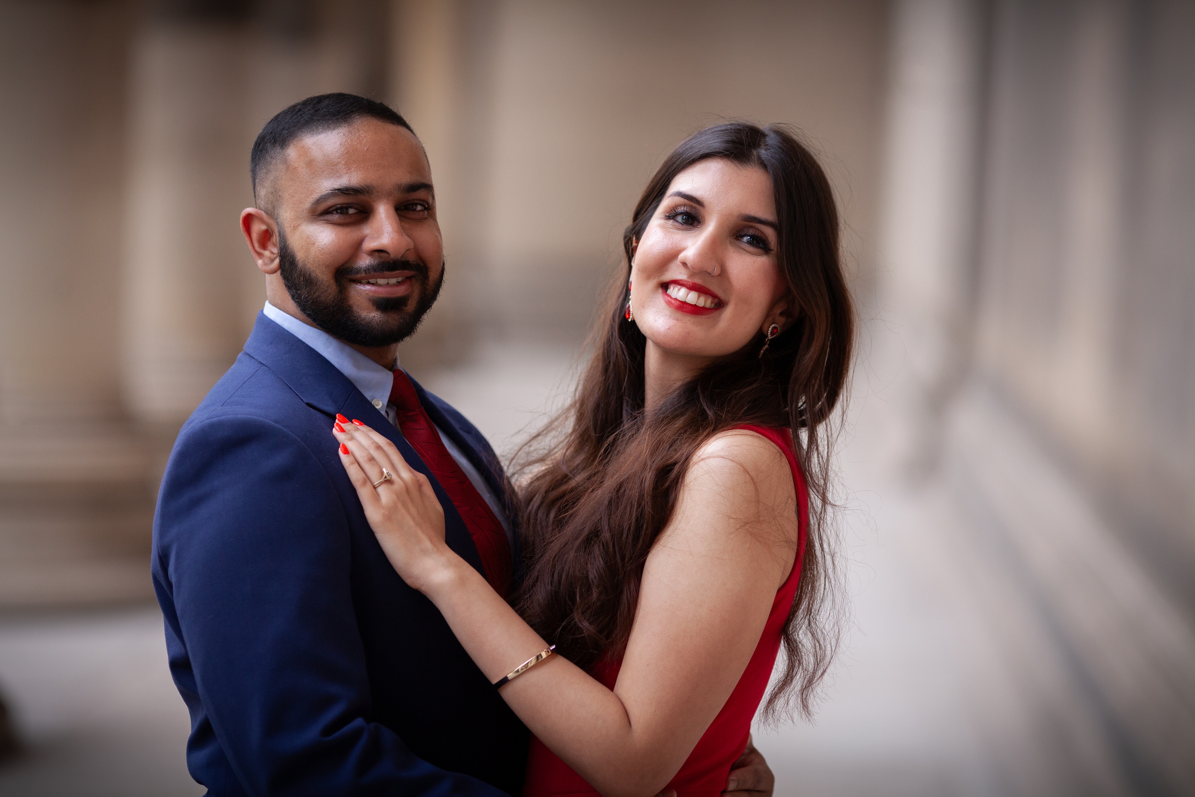 Simran and Parth portrait from their professional photo session (Picture 3)