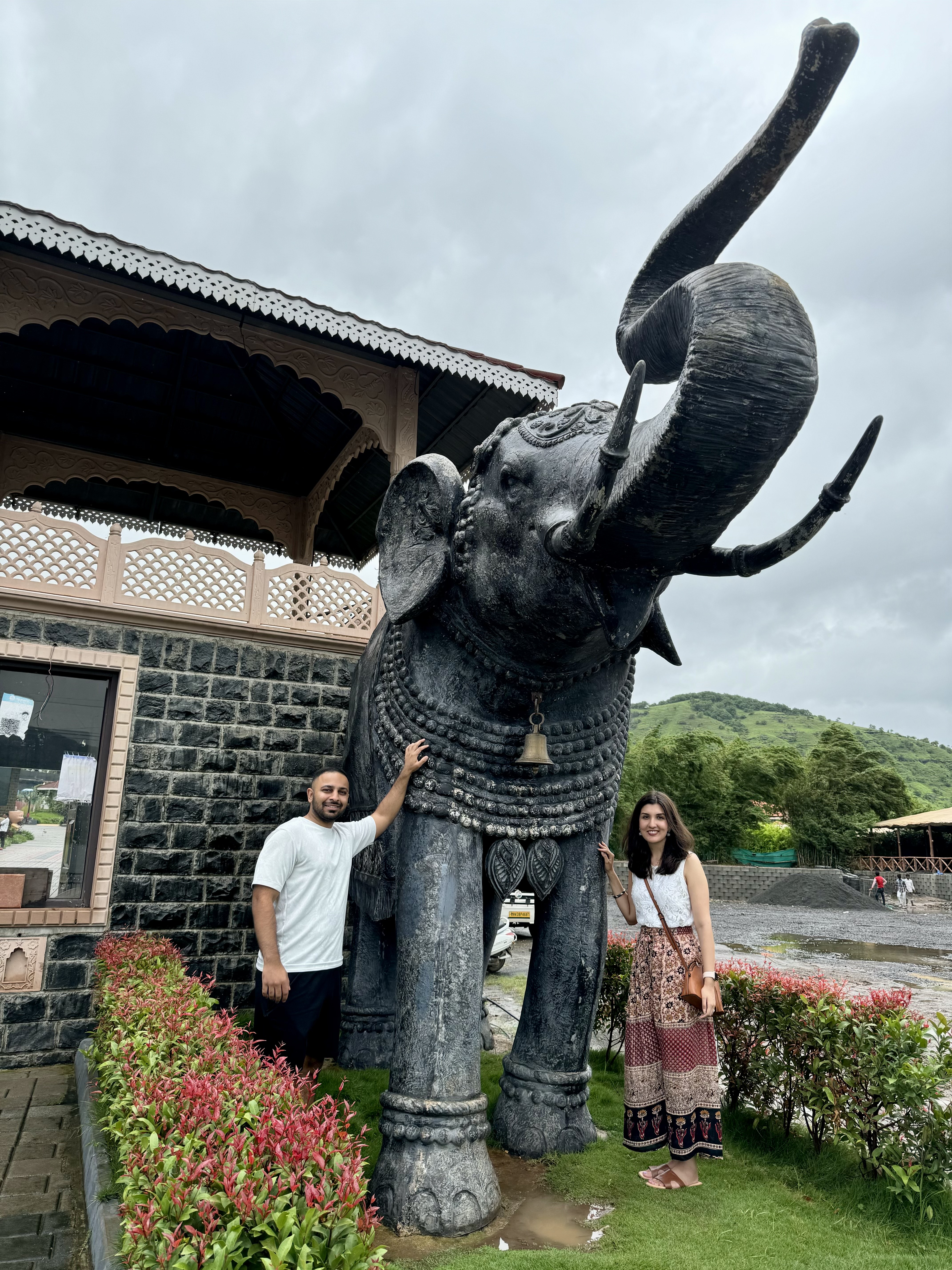 Simran and Parth during a trip together in India