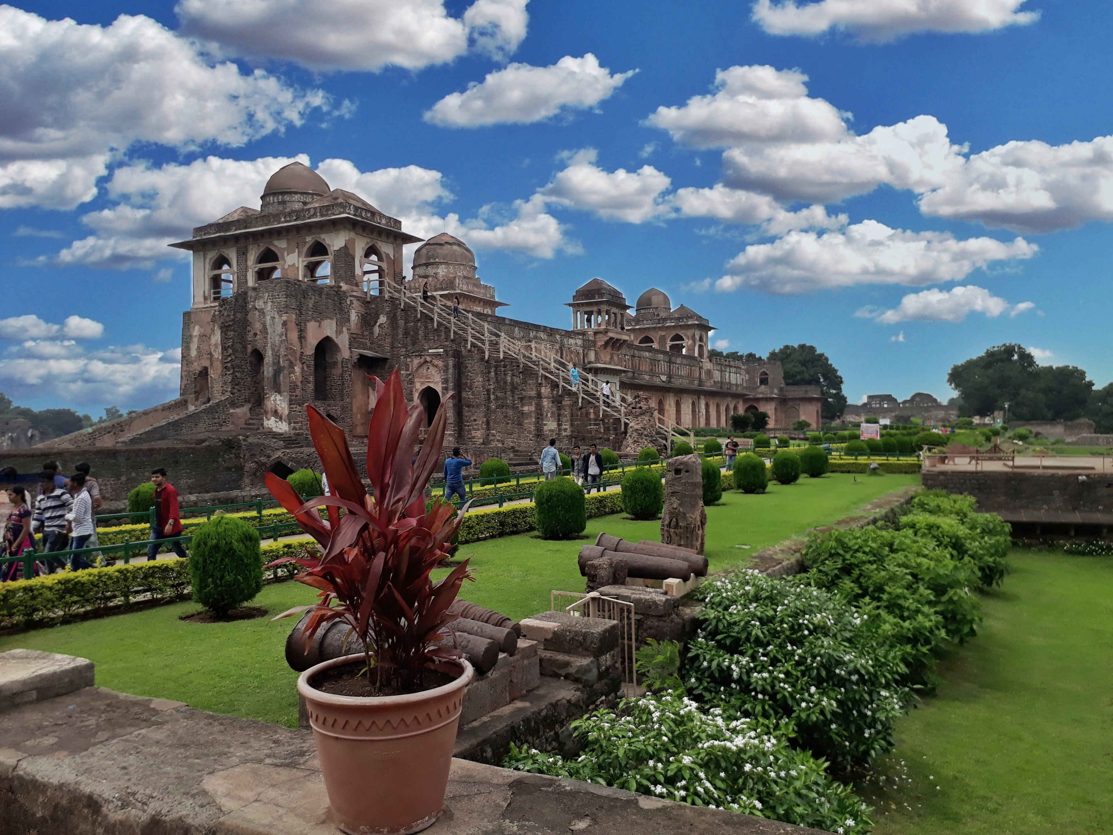 Historic Jahaz Mahal in Mandu